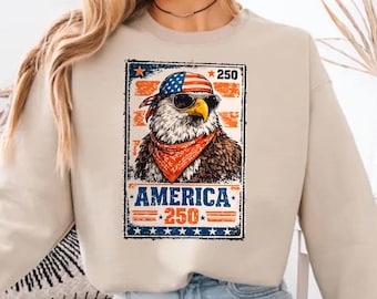 USA 250th Anniversary Sweatshirt 1776-2026, Independence Day Patriotic Sweat, America Birthday Sweater, July 4th Celebration Gift