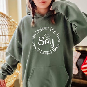 Mexican Hoodie, Latina Hoodie,Mexican Girl Hoodie,Spanish Saying Hoodie,Inspirational Hoodie,Mexicana,Mexico,Latino Hoodie,Motivational Gift
