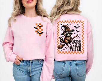 Cute Christmas Raccoon Sweatshirt, Vintage Holiday Animal Sweater, Retro Winter Graphic Sweater, Cozy Christmas Gift for Her Sweater