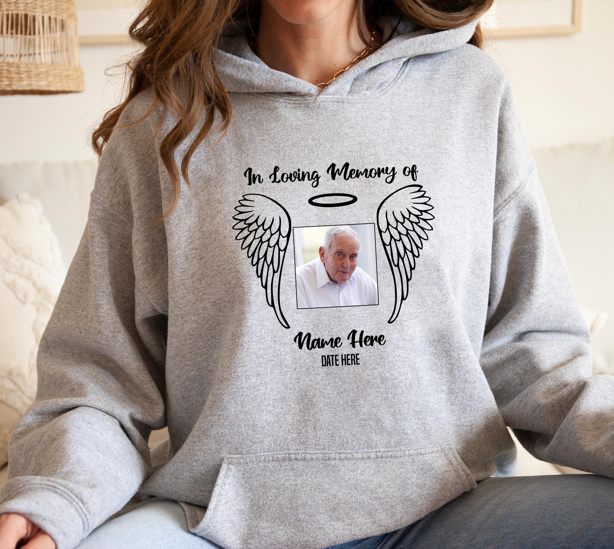 Custom Memorial Hoodies In Loving Memory Hoodie, Custom Photo