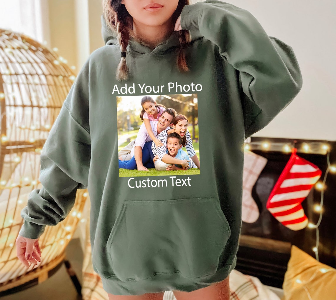 Your Photo Hoodie, Personalized Photo, Custom Hoodie, Unisex Shirt