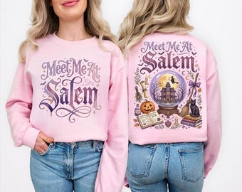 Vintage Halloween Sweatshirt, Witch Lover Sweater, Retro October Sweater, Spooky Fall Sweater, Autumn Witch Graphic Sweater