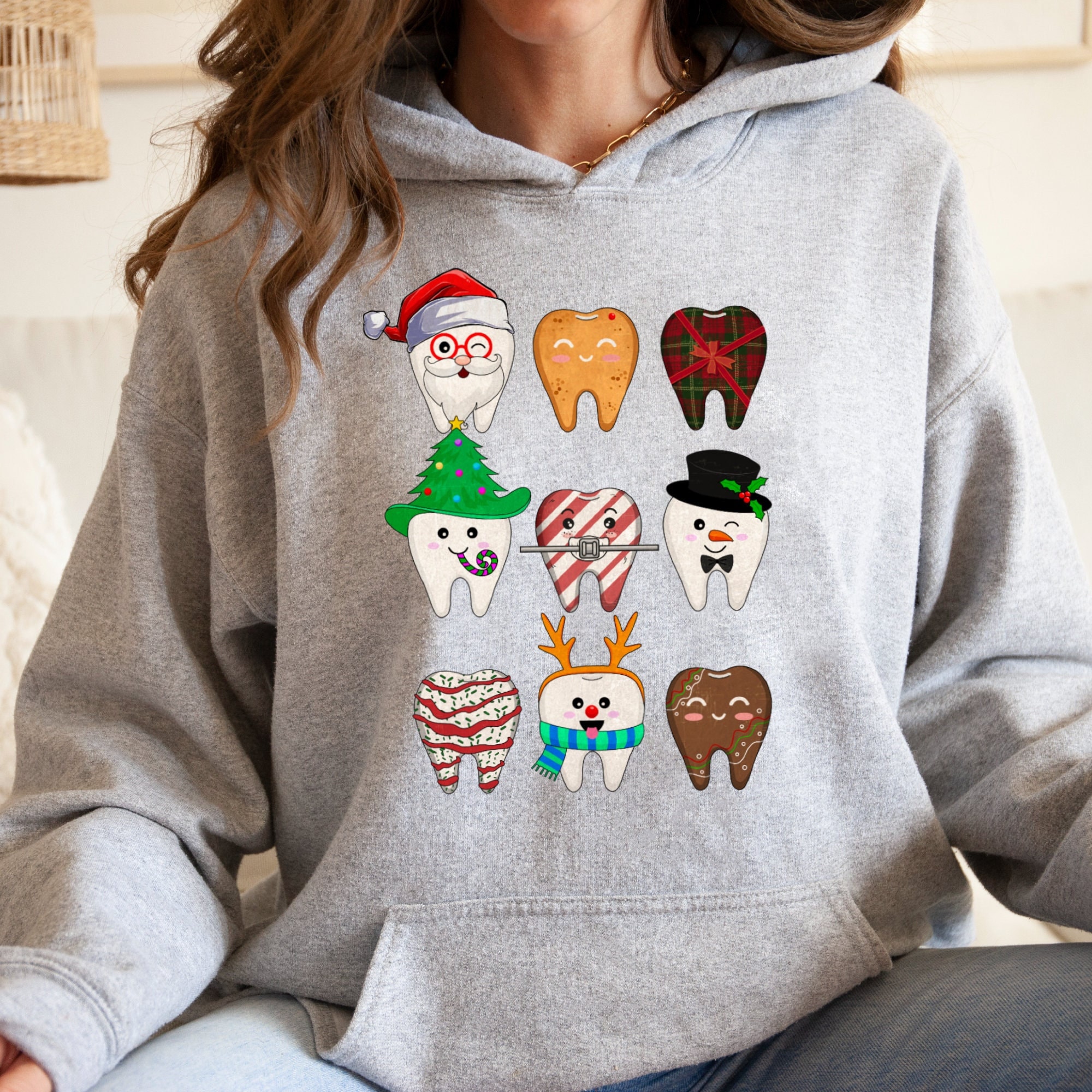 Christmas Dentist Hoodie, Christmas Dental Hoodie, Dental Squad