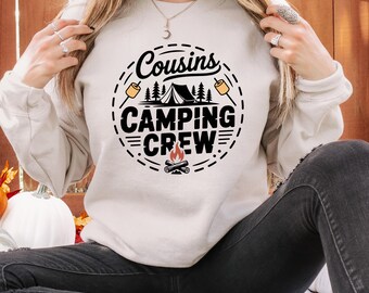 Cousin Crew Matching Sweatshirt,Cousins Vacation Sweatshirt, Camping Sweatshirt,Lake Squad Sweatshirt,Family Vacation Sweater,Summer Camping