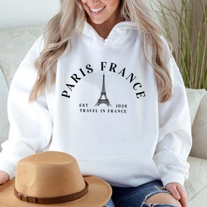 Paris France Hoodie, Travel To France Hoodie, Eiffel Tower Hoodie, France Travel Hoodie, Paris FR Hoodie, France Trip Hoodie,Vacation Hoodie