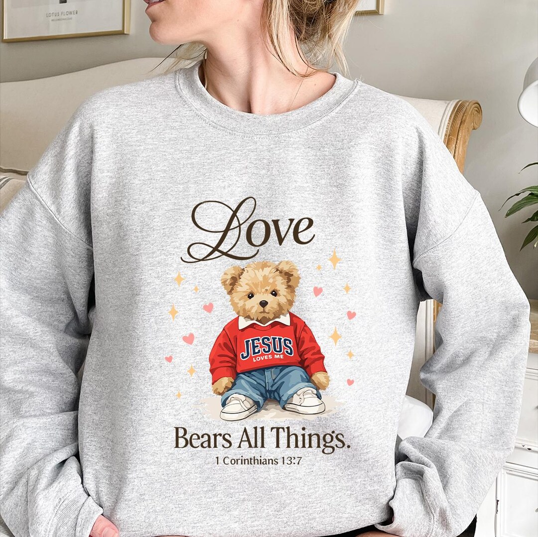 Love Bears All Things Shirt for Valentines Day Gift Cute Teddy Bear ...