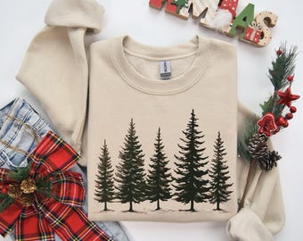 Sudadera Winter Wonderland, acogedora sudadera de cuello redondo invernal, camisa navideña para mujer, camisa familiar navideña, bonito regalo de invierno, atuendo para amantes del invierno