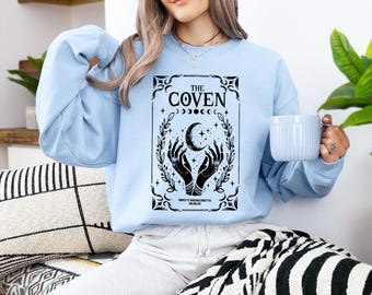 Spooky Bride Team Sweatshirt, Gothic Bridal Party Sweater, Witch Wedding Sweater, Coven Celebration Sweater, Fall Bride Gift Sweater