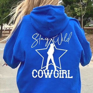 Stay Wild Cow Girl Hoodie, Western Cow Girl Hoodie, Rodeo Fashion Hoodie, Country Western Hoodie, Western Sayings Hoodie,Cowgirl Mom Gifts
