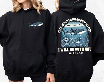 Whale Shark Hoodie, Shark Hoodie, Jesus Hoodie, Whaleshark Hoodie, Gift For Ocean Lover,Coconut Girl,Fisher Hoodie,Beachy ,Ocean Life Hoodie