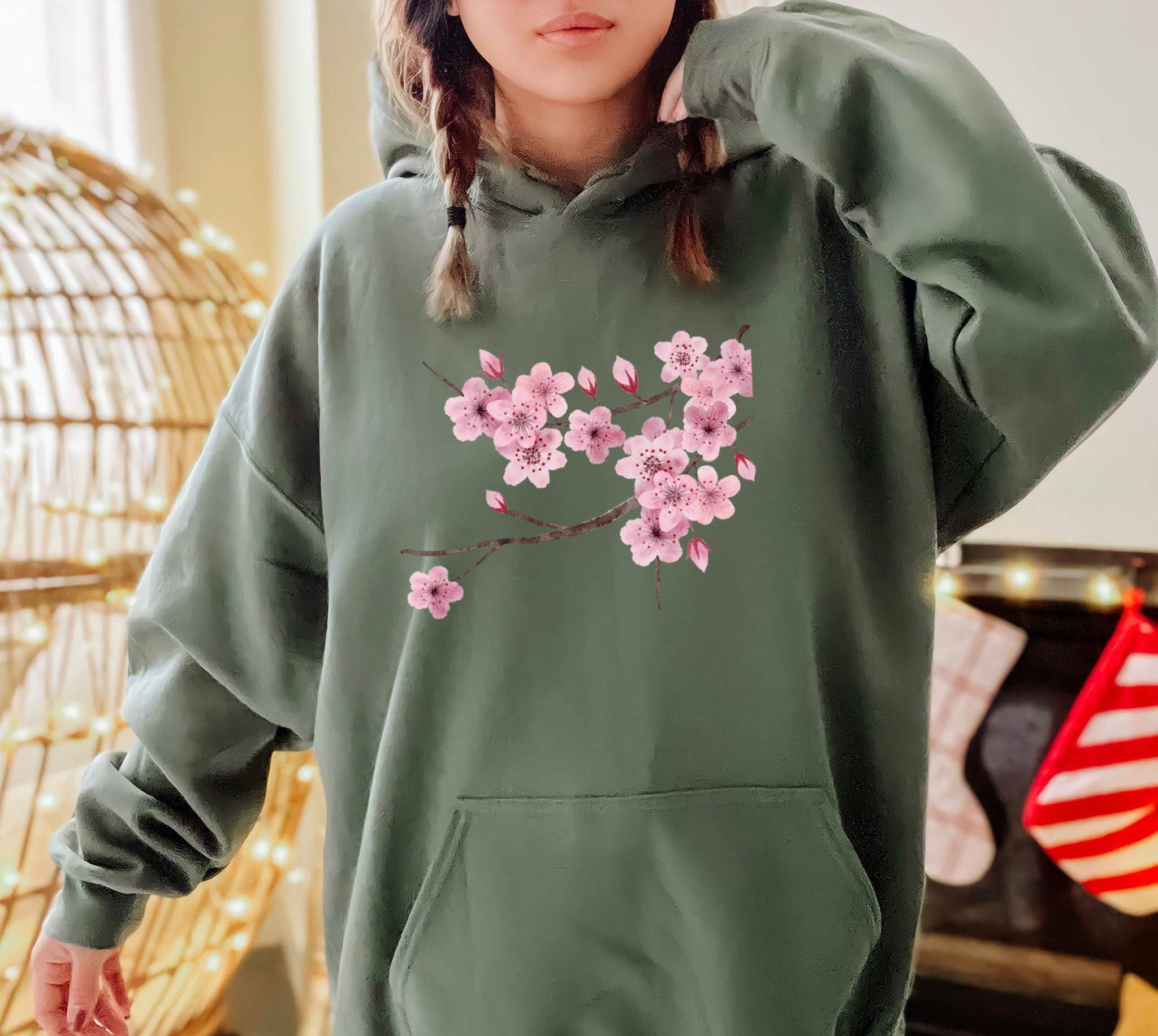 Cherry Blossom Hoodie Cherry Blossom Festival Japanese Blossom Hoodie Pink Wildflowers Hoodie Sakura Flower Hoodie Aesthetic Hoodie Etsy