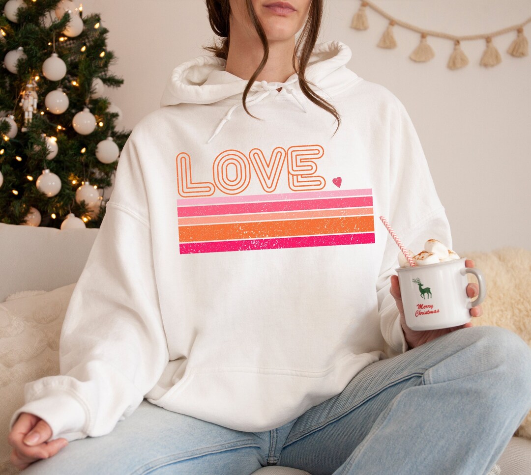 Love White Unisex Hoodie