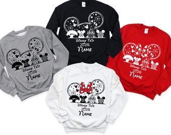 Custom Name Disney Family Vacation Matching Sweatshirt, Personalized Disney Trip Matching Sweatshirts, Disney Park Sweatshirt,Disney Clothes