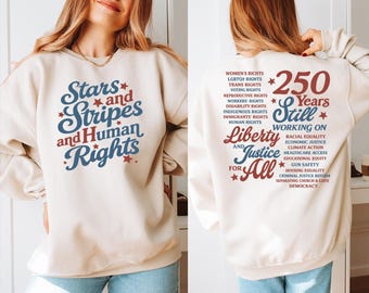 America Still Growing Sweatshirt, Patriotic Equality Sweater, 250 Years of Progress Graphic Sweater, Fourth of July Gift Sweater