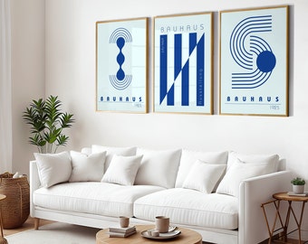 Bauhaus Exhibition Posters Set: Mid Century Modern Wall Art (Digital Download)