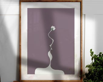 Couple Love Wall Art: Romantic Illustration Poster (Digital Download)