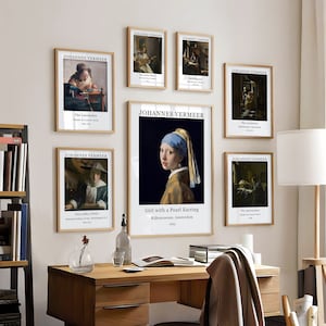 Johannes Vermeer Wall Art Set: Famous Paintings (Digital Download)