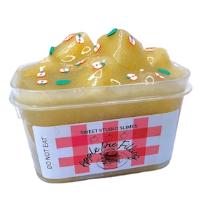 Apple Pie Filling (Jelly Cube) Slime 8oz