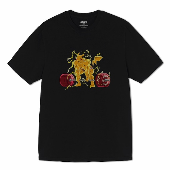 Peakachu Camiseta de gimnasio Swole Pokemon Etsy Mexico