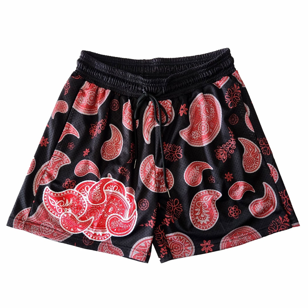 Akatsuki Shorts - Paisley Pattern - Etsy