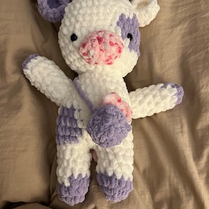 Customizable Cow Crochet Plushie