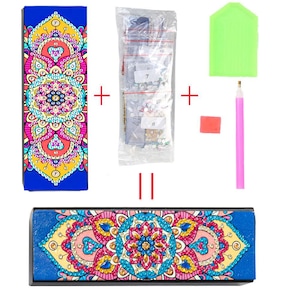 diy sunglasses case diamond painting portable storage box sunglasses case 3