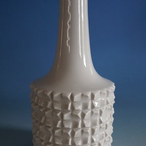 Vintage Meissen Vase Relief Vase Flower Vase Ludwig Zepner Porcelain Swords Mark White I Choice 23.5 cm (F024-1756)