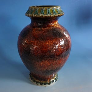 Vintage WGP Dümler & Breiden Fat Lava Ceramic Vase Flower Vase Germany West German Pottery 70s 42 cm (F024-1789)