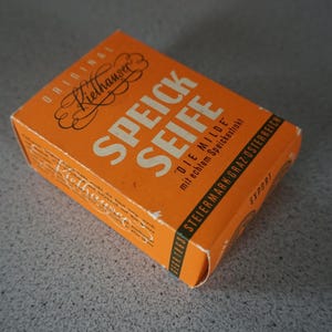 Vintage Original Speick Soap Soap The Mild Kielhauser Rare 100 g (F025-075)