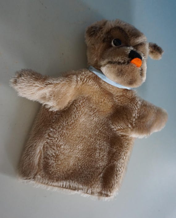 Marionnette Chien Mopsy Steiff Des Années 60 – Douceur Et Nostalgie