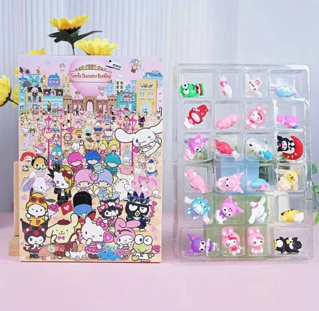 Sanrio Christmas Advent Calendar Advent Surprise Toys for Children
