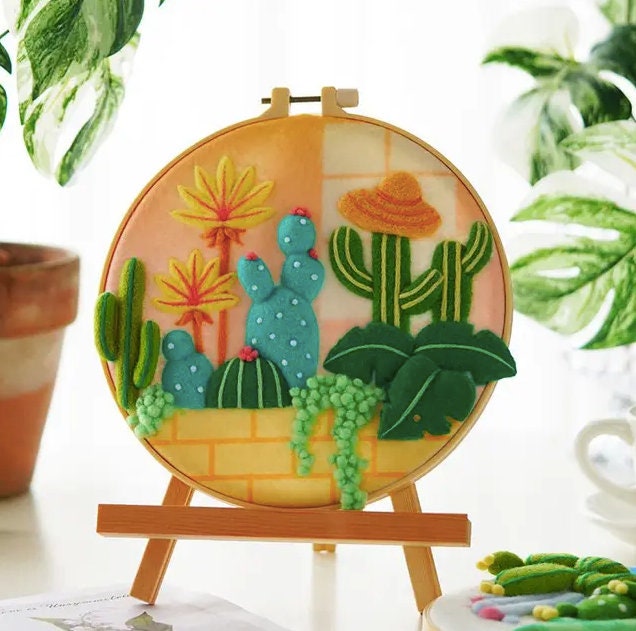 Desert DIY Punch Embroidery Kit