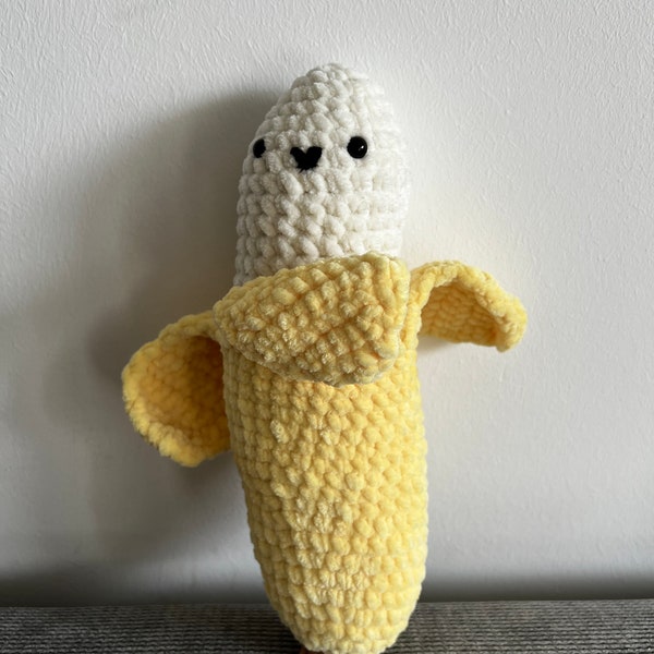 Handmade Playable Banana Plushie