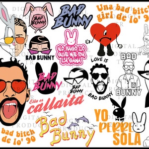Paquete SVG de Bad Bunny