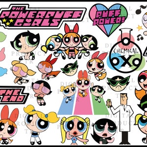 Powerpuff girls svg bundle