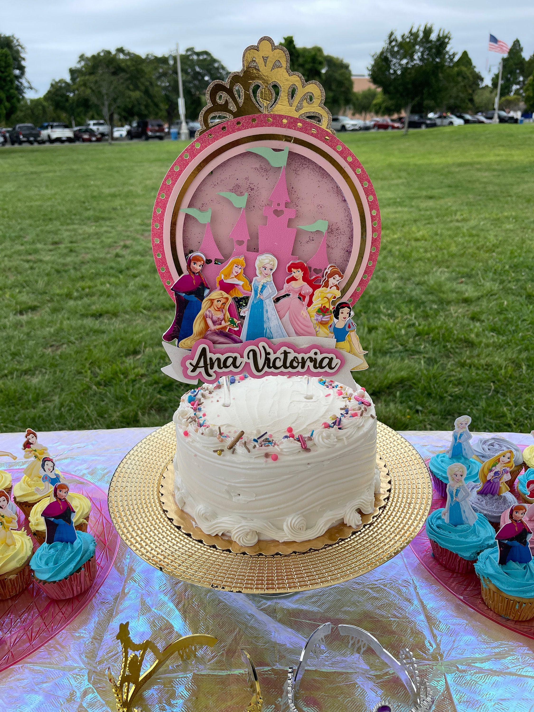 Disney Princess Cake Topper / Cake Topper / Princess Cake - Etsy