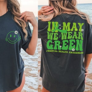 In mei dragen we groene png, in mei dragen we groene SVG, bewustzijn van de geestelijke gezondheid png, bewustzijn van de geestelijke gezondheid SVG, bewustzijn van de geestelijke gezondheid
