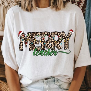 Merry Teacher Png, Teacher Christmas Png, Christmas Teacher Png, Teacher Christmas Gifts, Teacher Png Files, Teacher Png For Sublimation