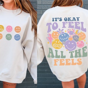 Its Okay To Feel All The Feels Svg Png, Funny Shirt Svg For Women, Mental Health Matters Png, Mental Health Matters Svg, Funny Shirt Svg