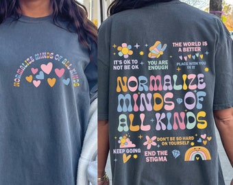 Normalize Minds Of All Kinds Svg, Normalize Minds Of All Kinds, Autism Awareness Png, Kindness Svg, You Are Enough Svg, You Are Enough Png