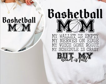 Basketball Mom SVG PNG: Game Day Shirt Design (Digital Download)