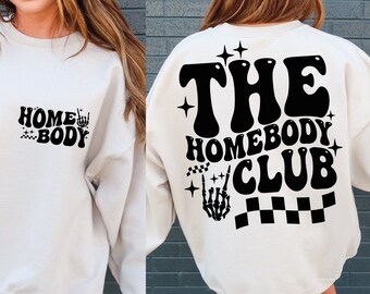 The Homebody Club SVG PNG - Trendige Grafikdesigns (Digitaler Download)