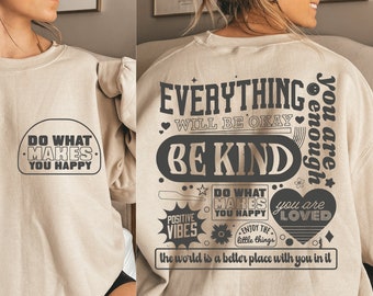 Motivational Svg Png: Positive Vibes, Be Kind (Digital Download)