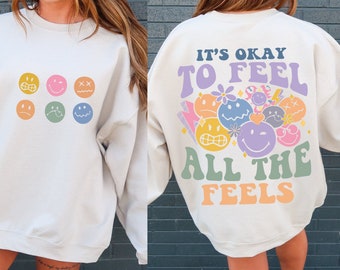 Its Okay To Feel All The Feels Svg Png, Funny Shirt Svg For Women, Mental Health Matters Png, Mental Health Matters Svg, Funny Shirt Svg