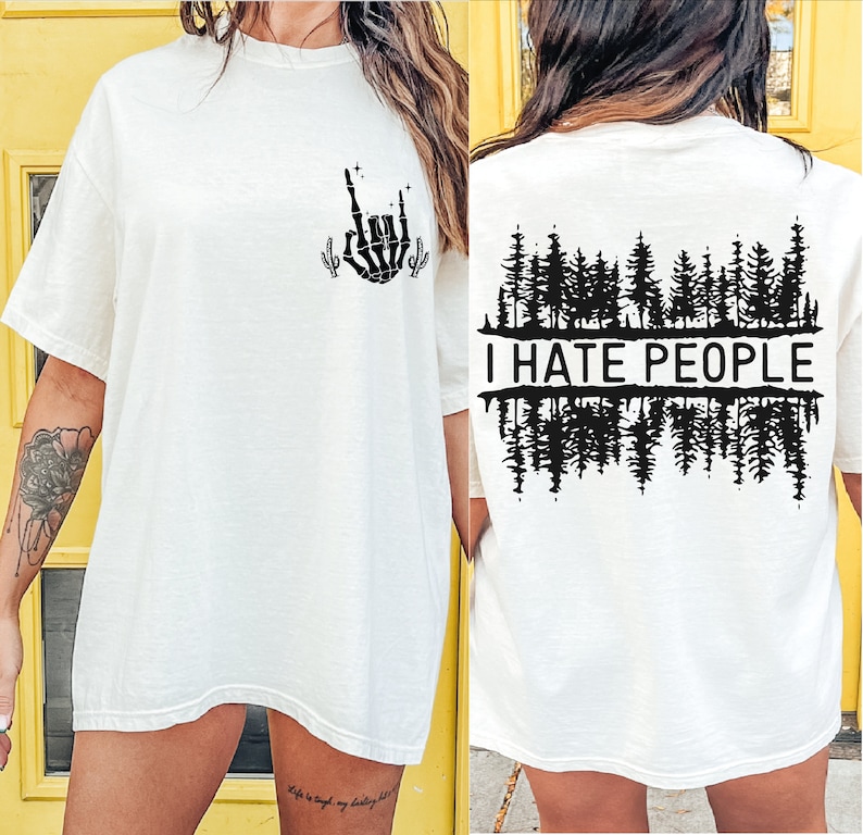 İ Hate People Png, Antisocial Svg, İntrovert Svg, Sarcasm Svg, Skeleton Svg, Camper Svg, İ Hate People, Camping Png Sublimation, People Png image 3