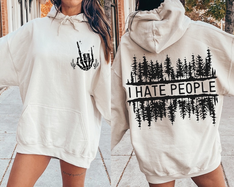 İ Hate People Png, Antisocial Svg, İntrovert Svg, Sarcasm Svg, Skeleton Svg, Camper Svg, İ Hate People, Camping Png Sublimation, People Png image 1
