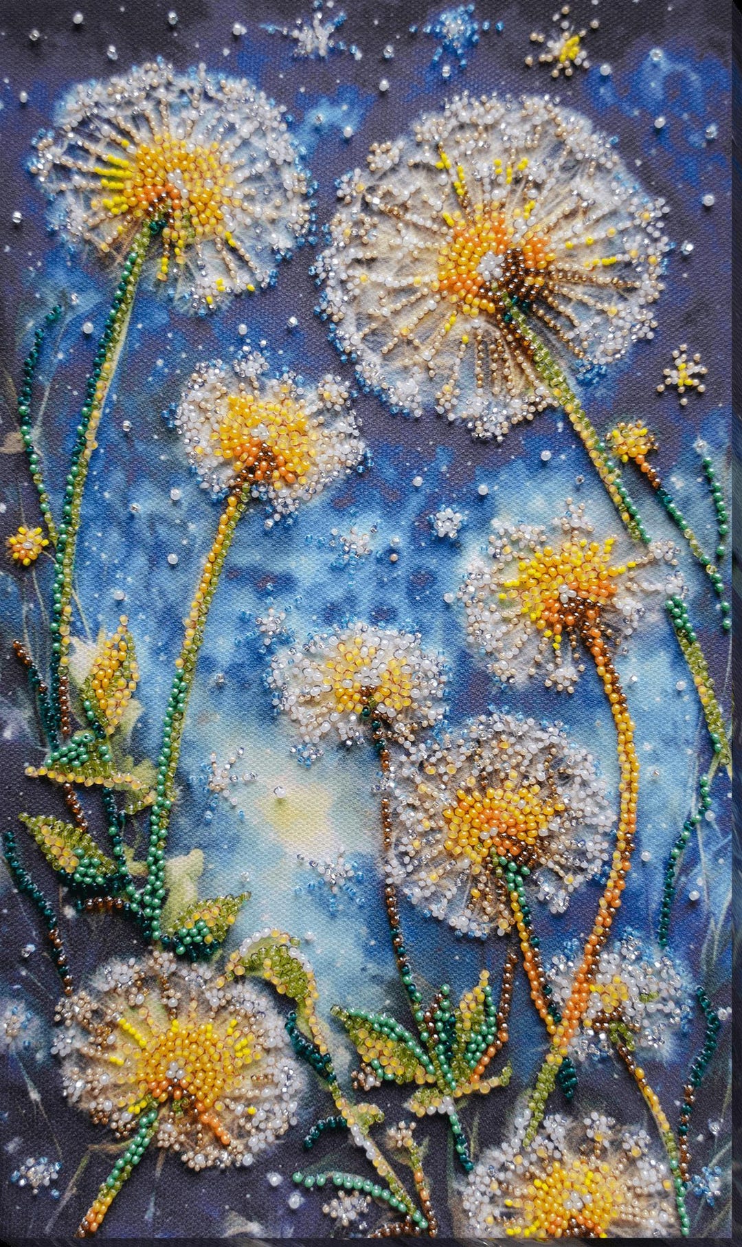 Bead Embroidery Kit “give Your Dream to the Wind”| DIY Beaded Art on ...