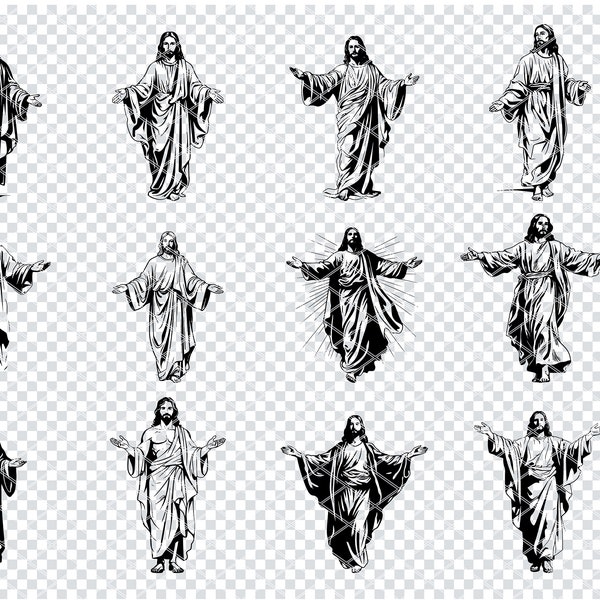 JESUS CHRIST SVG, Jesus Christ Messiah Svg Files For Cricut, Son Of God Clipart, Laser Cut Files