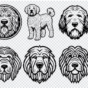 GOLDENDOODLE DOG SVG, Goldendoodle Svg Files For Cricut, Goldendoodle Breed Clipart, Laser Cut Files