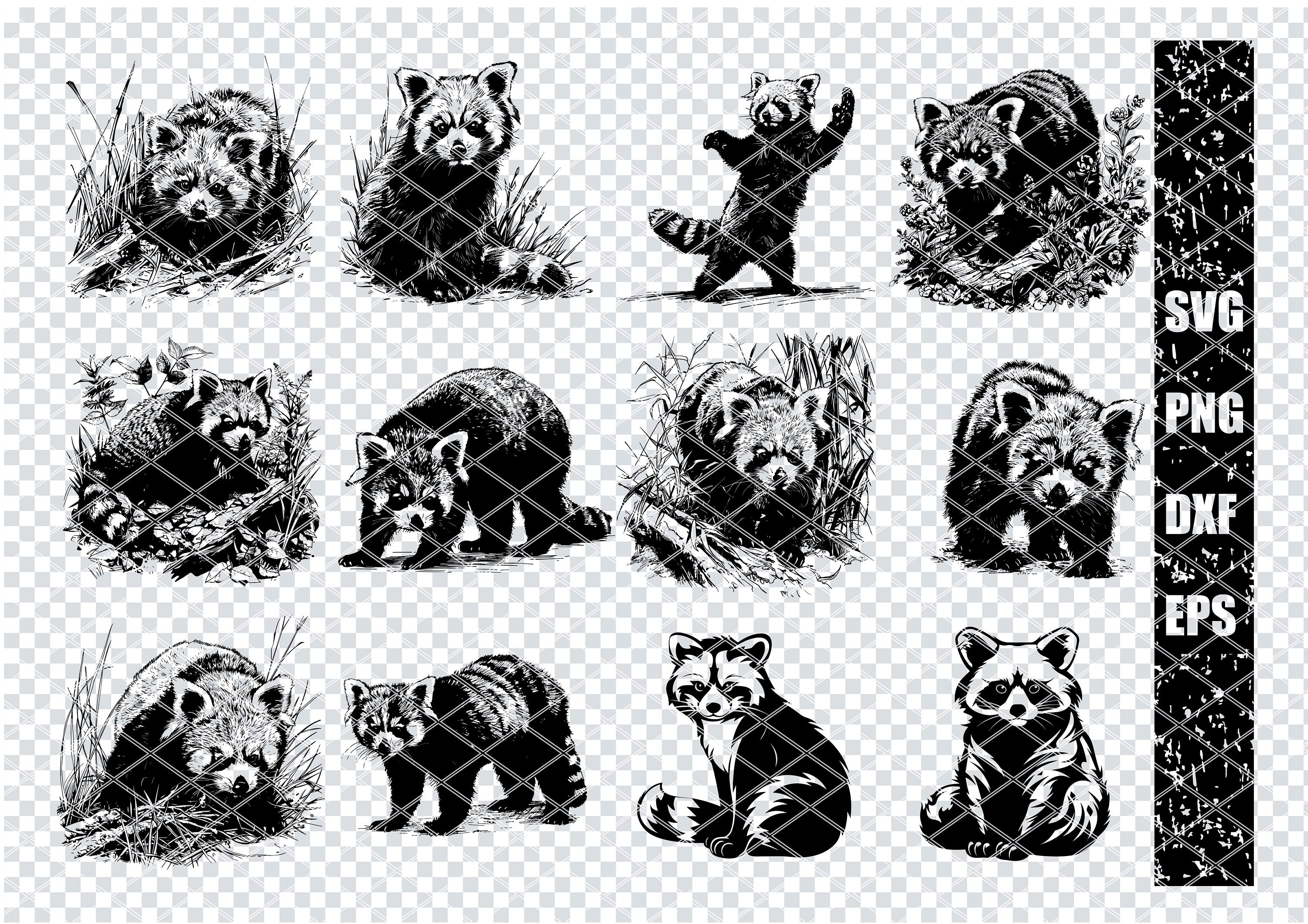 RED PANDA SVG, Red Panda Svg Files for Cricut, Red Panda Clipart, Laser ...